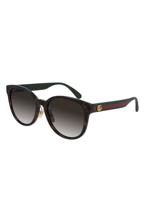 gucci 56mm oversized round sunglasses|Gucci round gradient sunglasses.